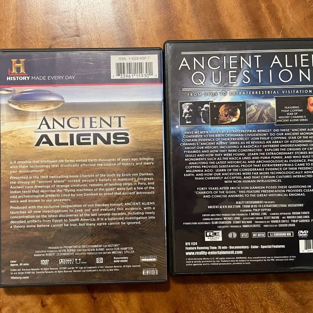 Ancient Aliens UFO Conspiracy Theory DVD Lot 8 Crop Circles History Channel - Picture 2 of 9